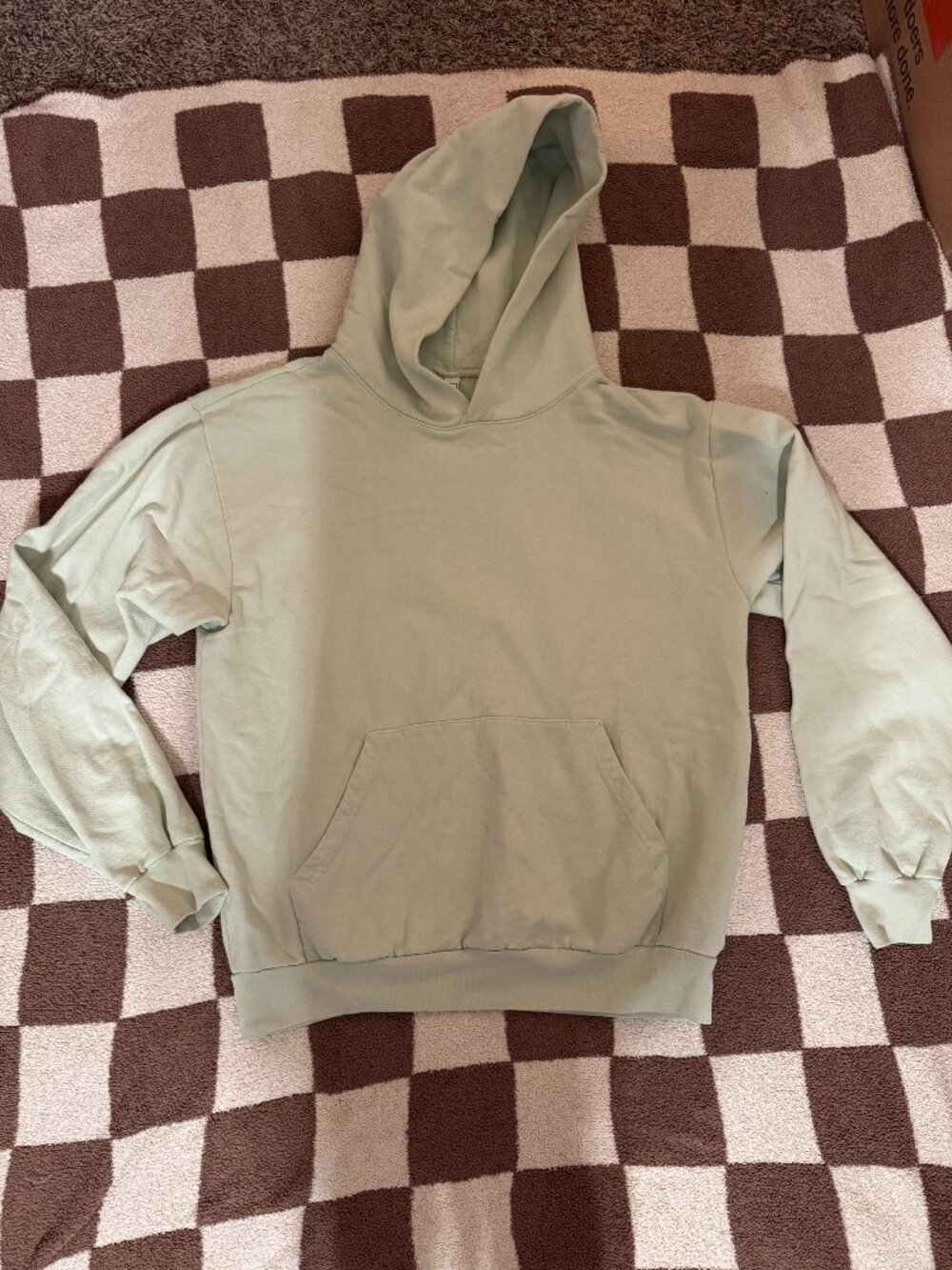 Los Angeles Apparel 14oz heavy fleece hoodie - in creamy mint